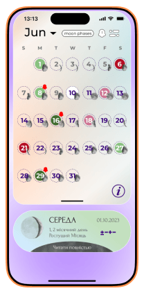 Lunar Haircut Calendar:AW